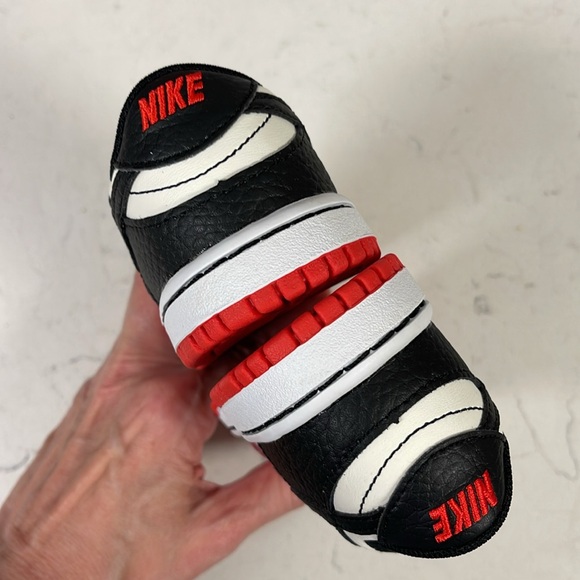 Nike Dunk Low NBA 75th Anniversary Chicago Toddler DC9562-100 Red Black - Picture 5 of 16